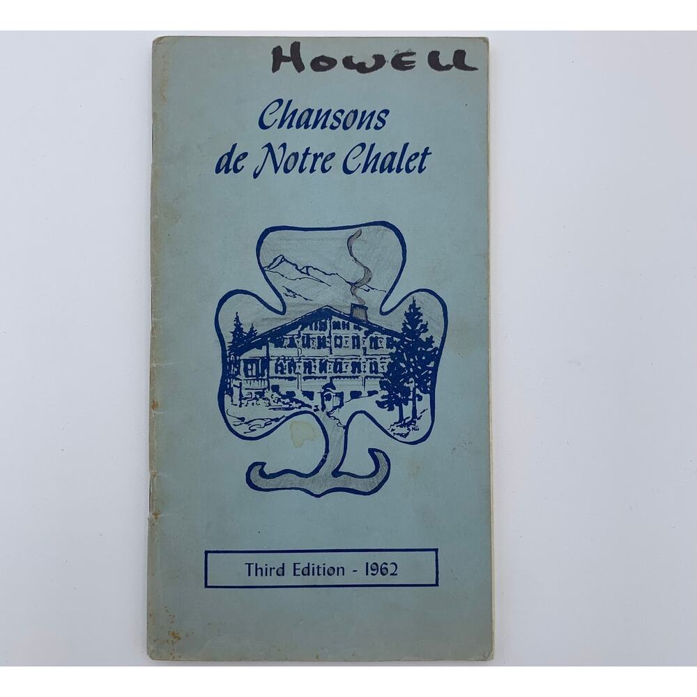 Girl Scout Pocket Songbooks (1956) & Cansons de Notre Chalet (1962) Vintage READ